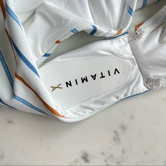 NWT Vitamin A Yasmeen One Piece Swimsuit in Palm Springs Stripe - Picture 12 of 13